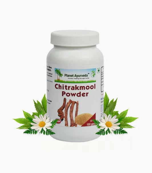 Planet Ayurveda Chitrakmool Powder – 100g | Supports Digestive Health image 1