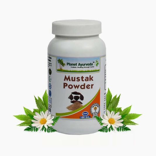 Planet Ayurveda Mustak Powder – 100g | Herbal Supplement for Healthy Skin & Digestion image 1