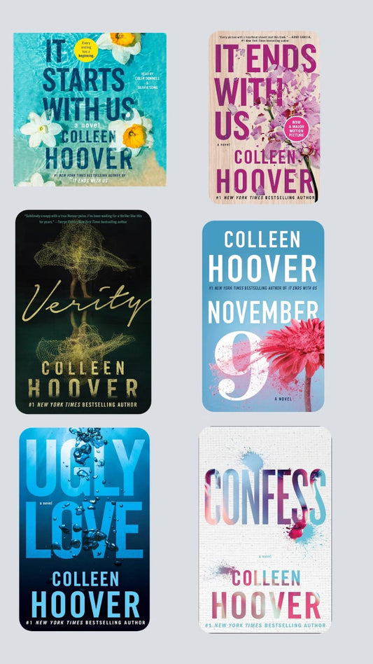 Colleen Hoover Essentials: 6-Book Romance &amp; Drama Set | It Ends With Us, Verity, Ugly Love + More (Paperback) Paperback bookcover – AVRBOOKS