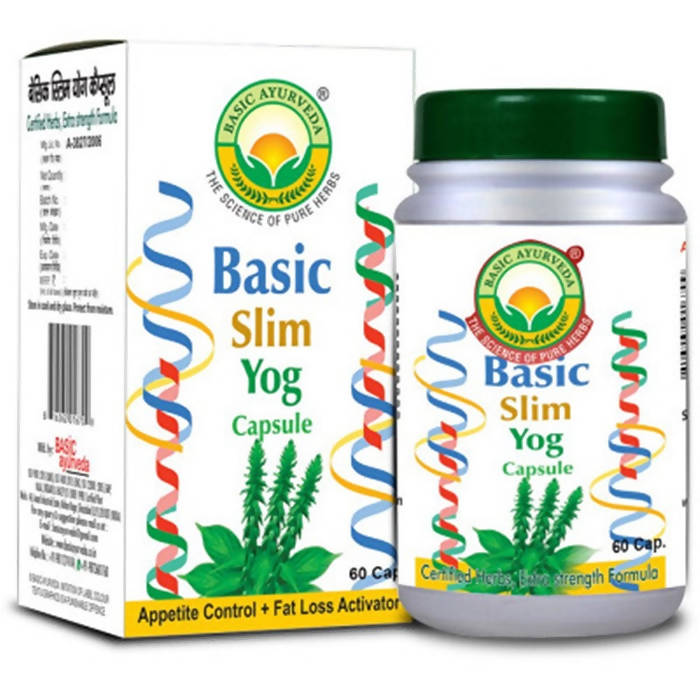 Basic Ayurveda Basic Slim Yog Capsules - 60 Capsules image 1