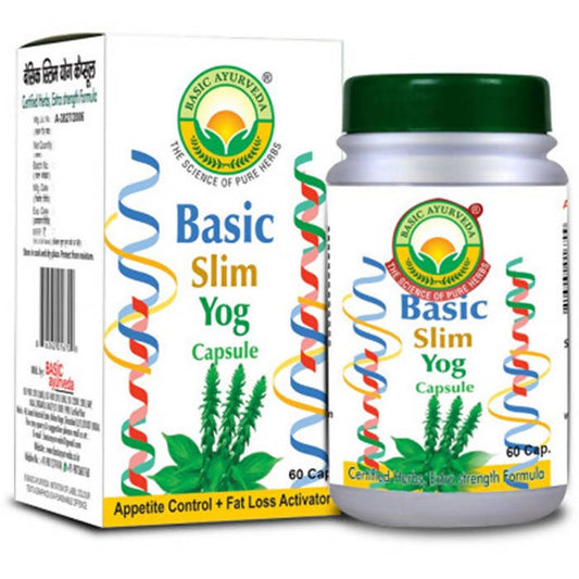 Basic Ayurveda Basic Slim Yog Capsules - 60 Capsules image 1