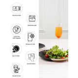 Abstract Black & White Dinner Plates | Set of 2, 4 & 6 image 4