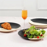 Abstract Black & White Dinner Plates | Set of 2, 4 & 6 image 7