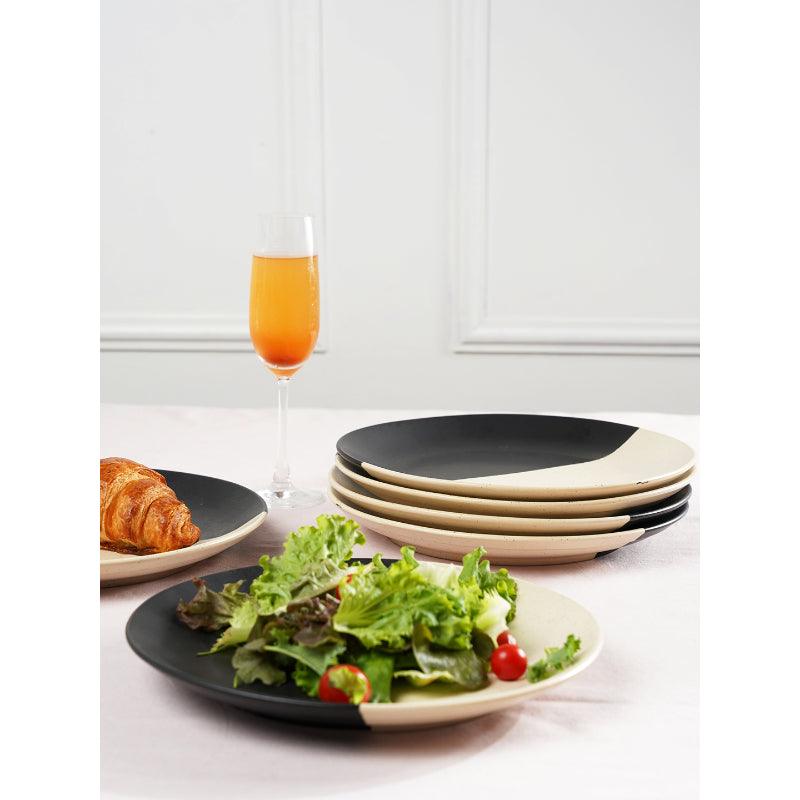 Abstract Black & White Dinner Plates | Set of 2, 4 & 6 image 17