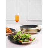 Abstract Black & White Dinner Plates | Set of 2, 4 & 6 image 17
