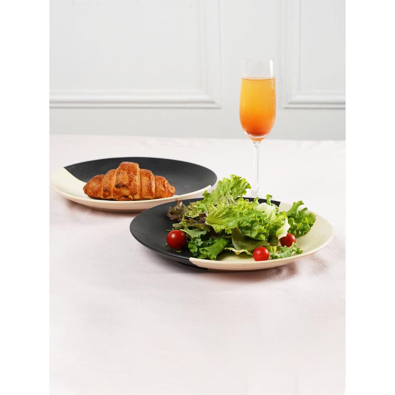 Abstract Black & White Dinner Plates | Set of 2, 4 & 6 image 16