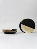 Abstract Black & White Dinner Plates | Set of 2, 4 & 6 image 12