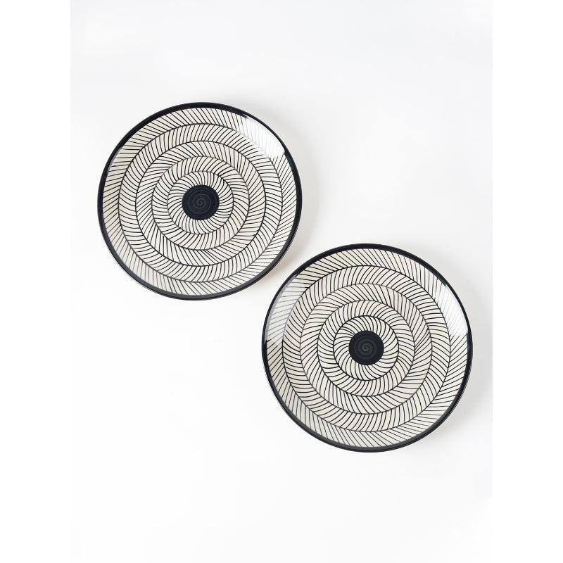 Modern Black & White Dinner Plates | Set of 2, 4 & 6 image 13