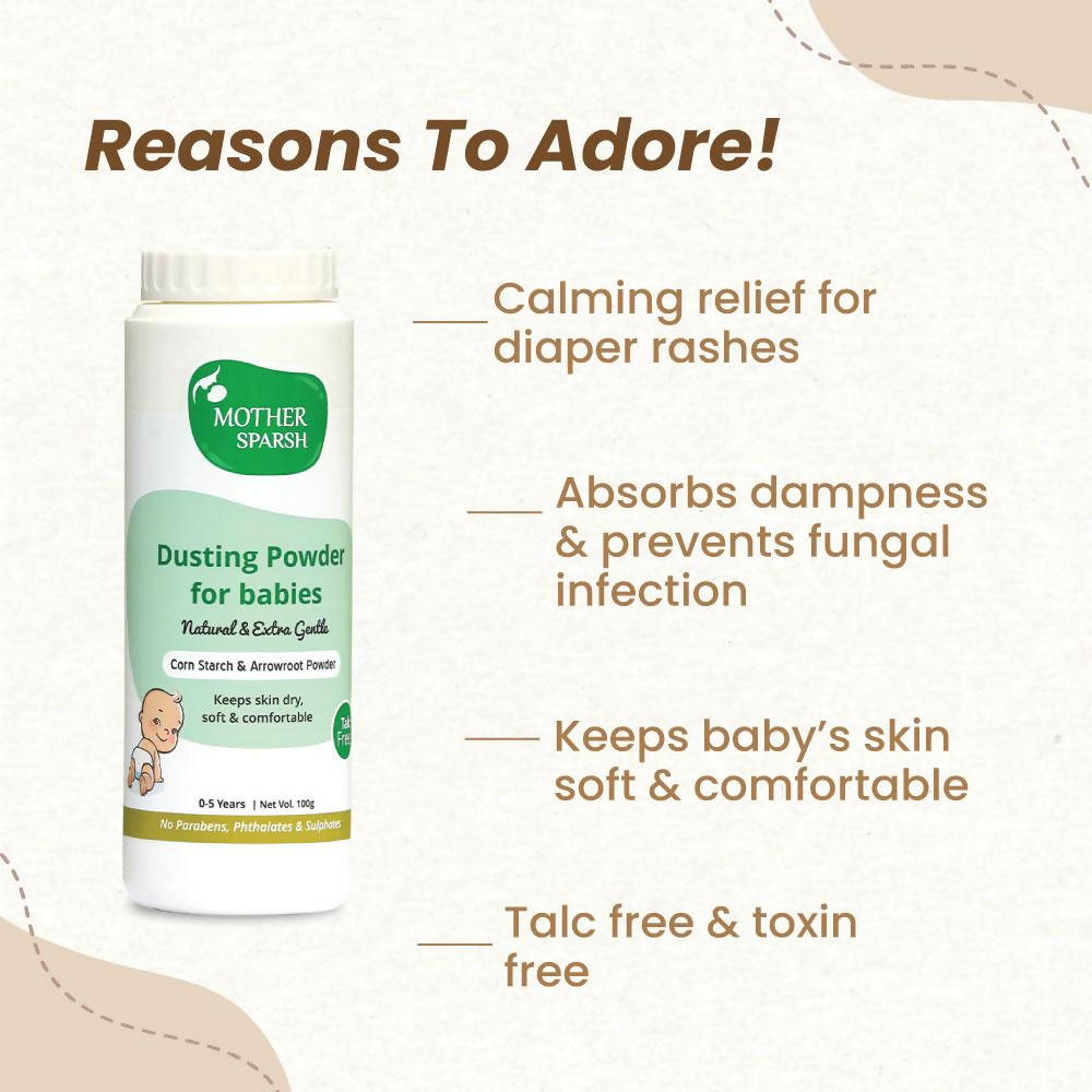 Mother Sparsh Dusting Powder For Babies image 3