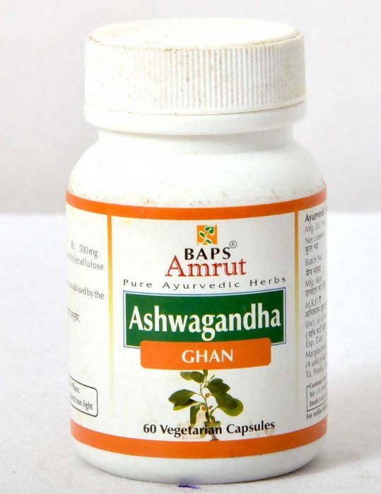 Baps Amrut Ashwagandha Capsules – 60 Vegan Capsules image 2