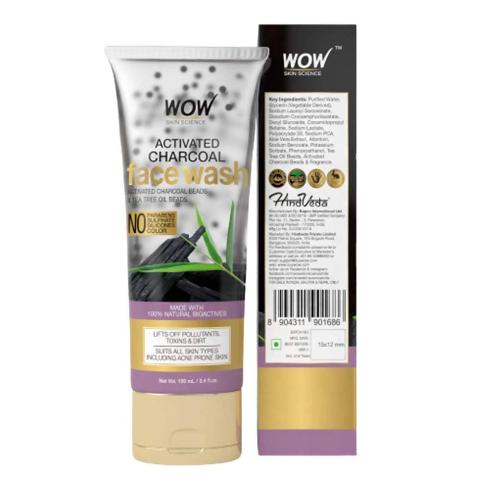 Wow Skin Science Activated Charcoal Face Wash image 3