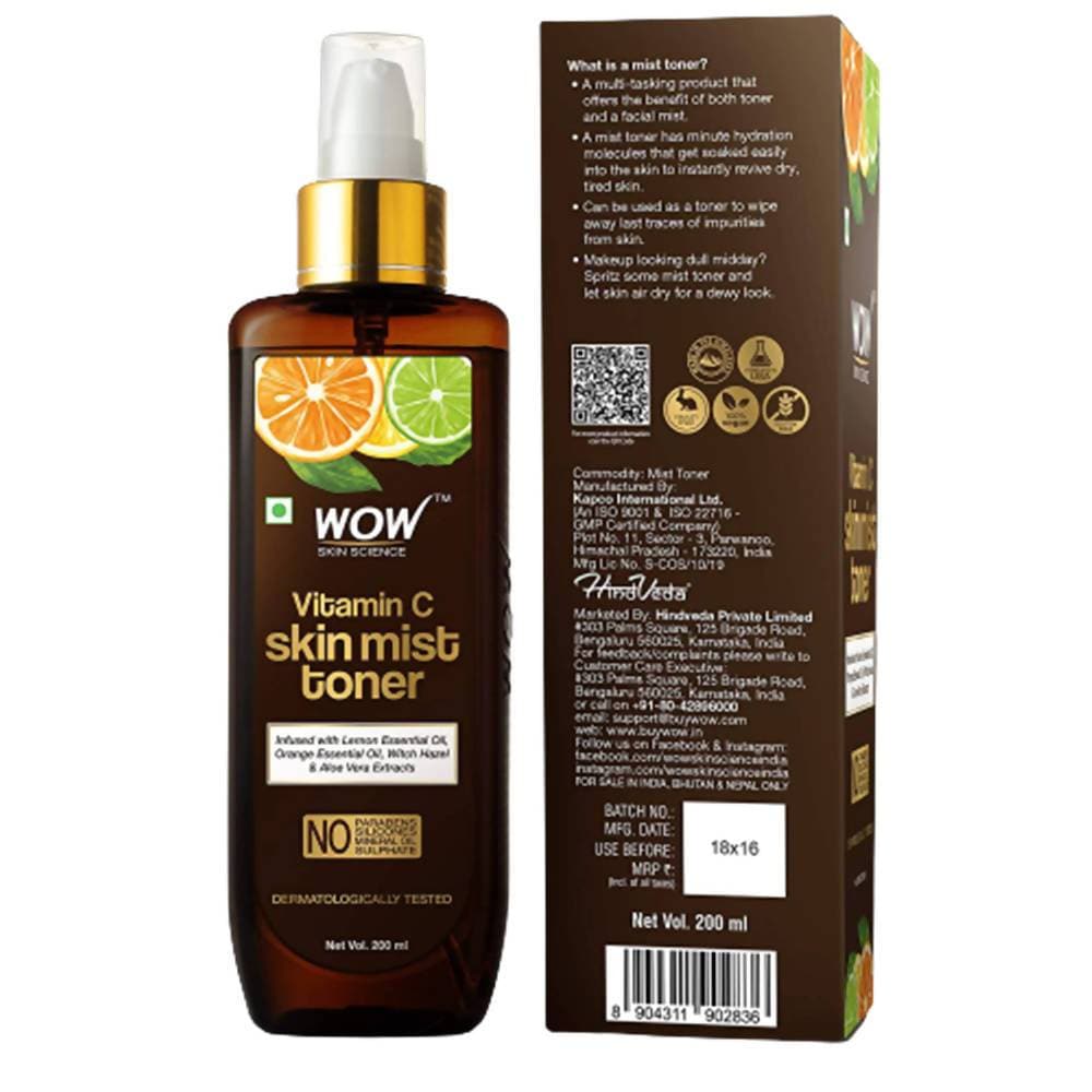 Wow Skin Science Vitamin C Skin Mist Toner - 200 ml image 2