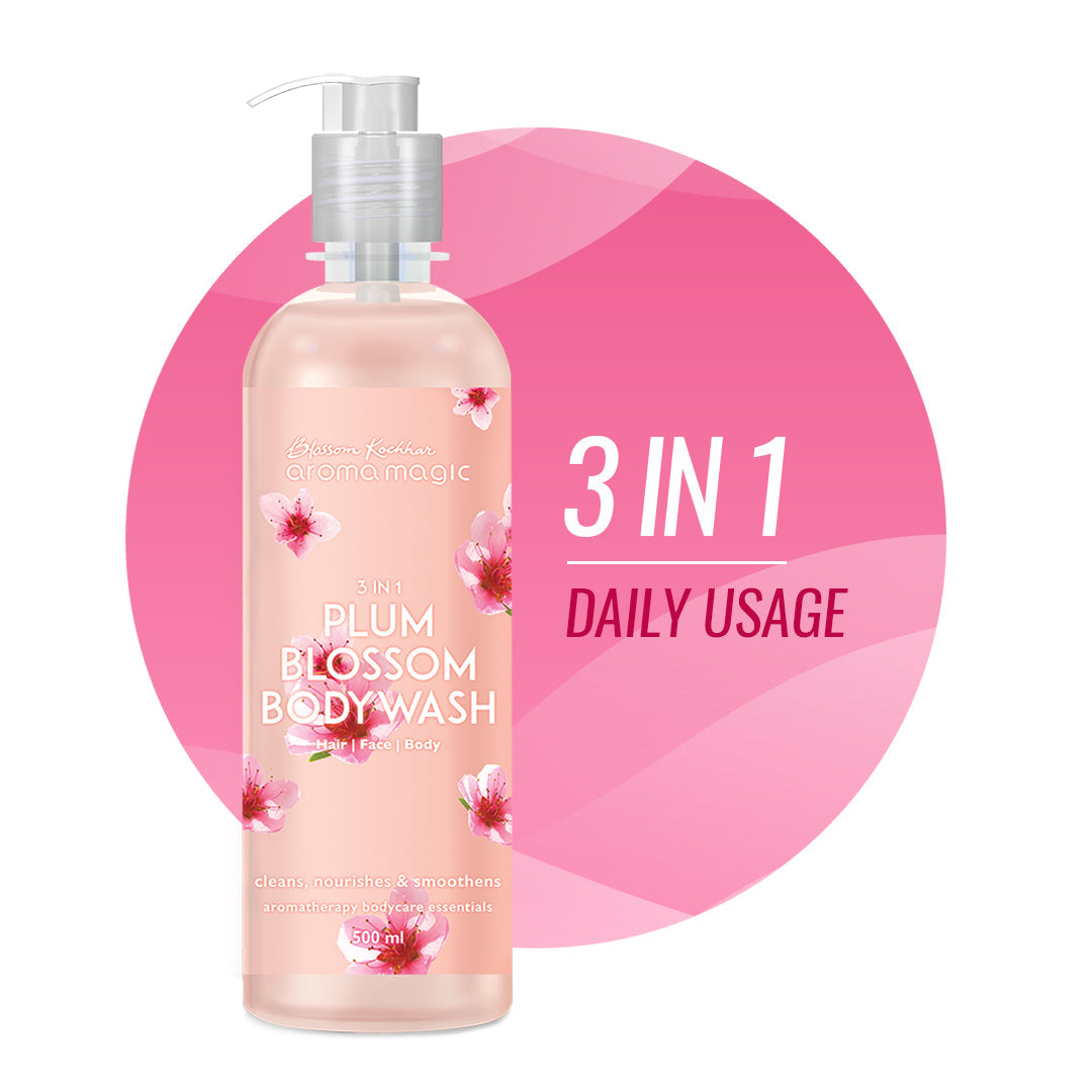 Blossom Kochhar Aroma Magic 3 in 1 Plum Blossom Body Wash - 220 ml image 2
