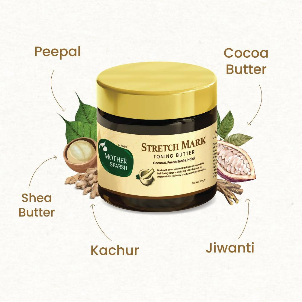 Mother Sparsh Ayurvedic Body Butter with Herbal Moisturizers – Deep Hydration for Smooth Skin image 3