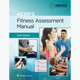 Book cover of ACSM Fitness Assessment Manual 6E | Exercise & Rehab Textbook
