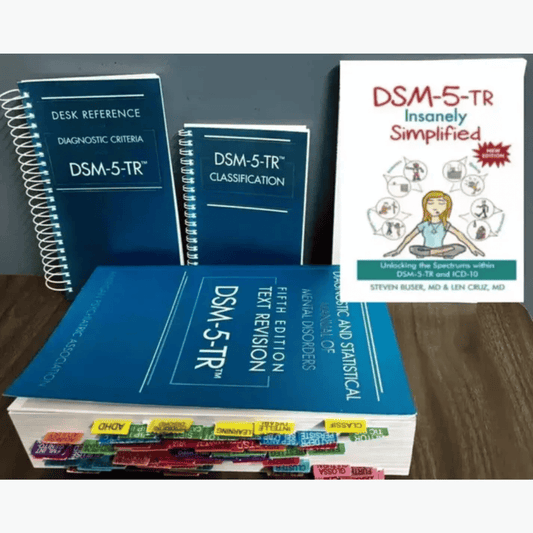 Book cover of DSM-5-TR Desk Reference – Spiral Combo Guide
