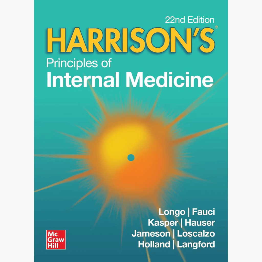 Book cover of Harrison’s Principles of Internal Medicine – 22nd Edition (2 Vol)