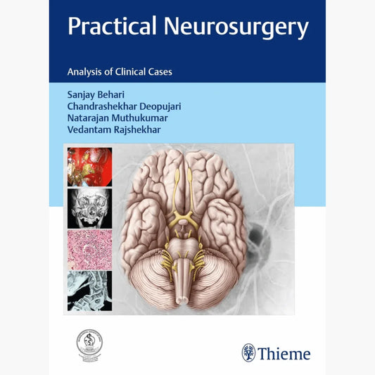Book cover of Practical Neurosurgery: Analysis of Clinical Cases — Book
