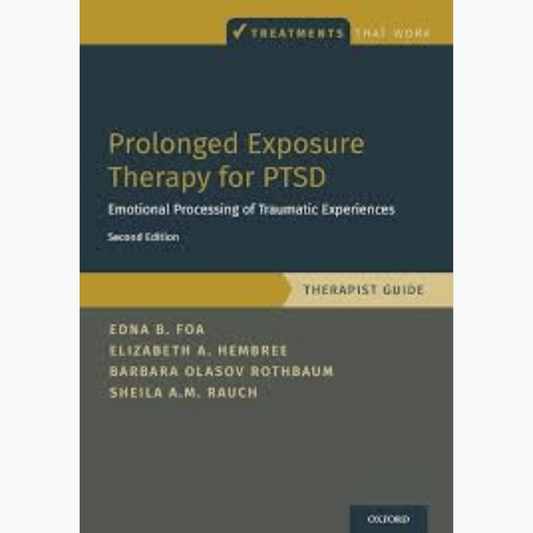 Book cover of Prolonged Exposure Therapy for PTSD – Therapist Guide | 2nd Ed