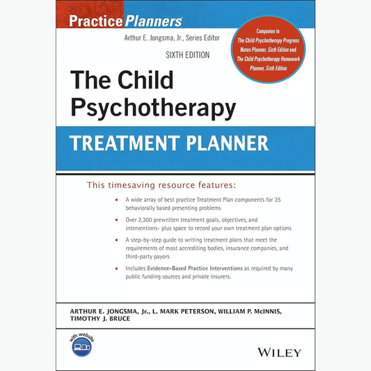 Book cover of The Child Psychotherapy Treatment Planner – 6th Ed