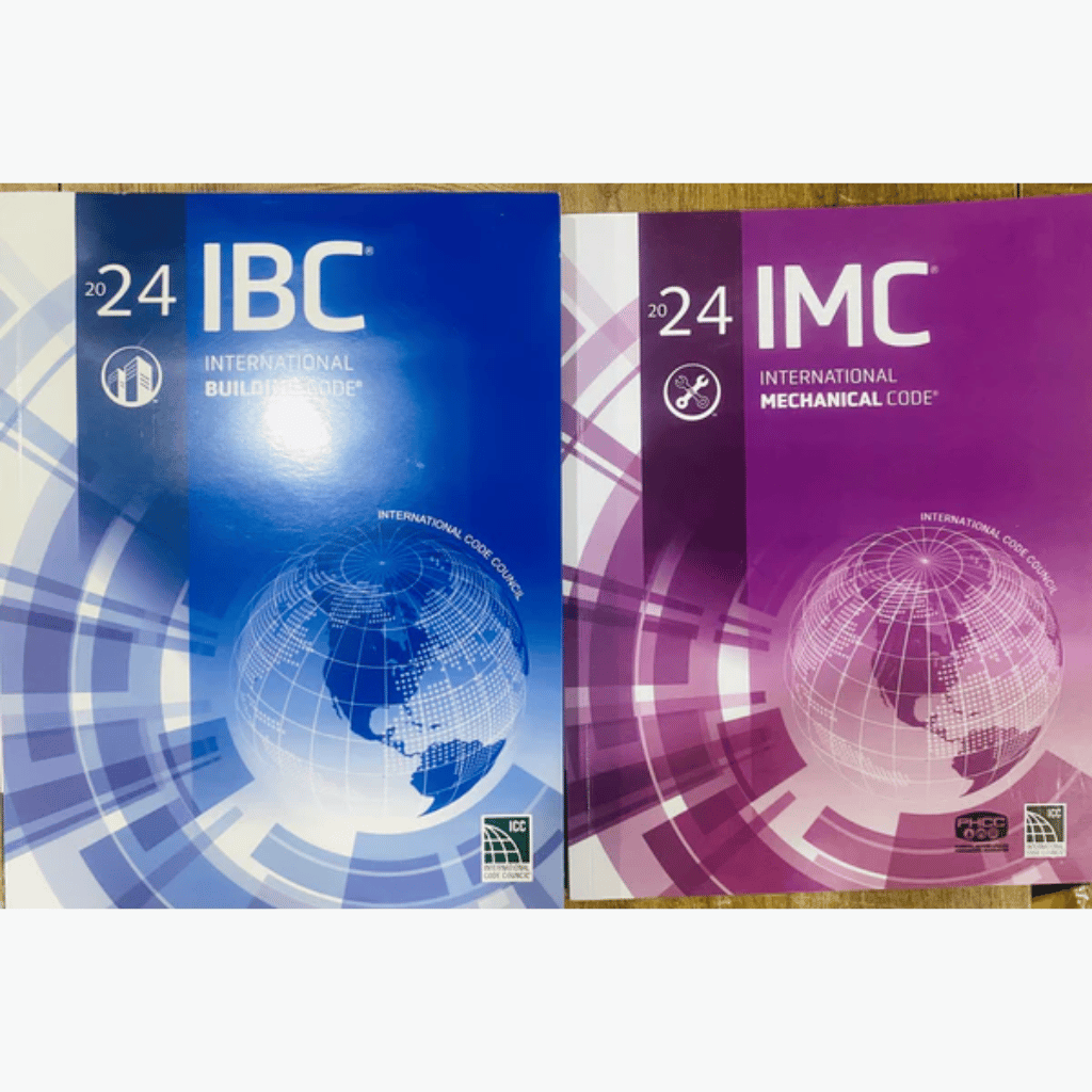Book cover of 2024 IBC + IMC Official Codebook Set | ICC Code Books