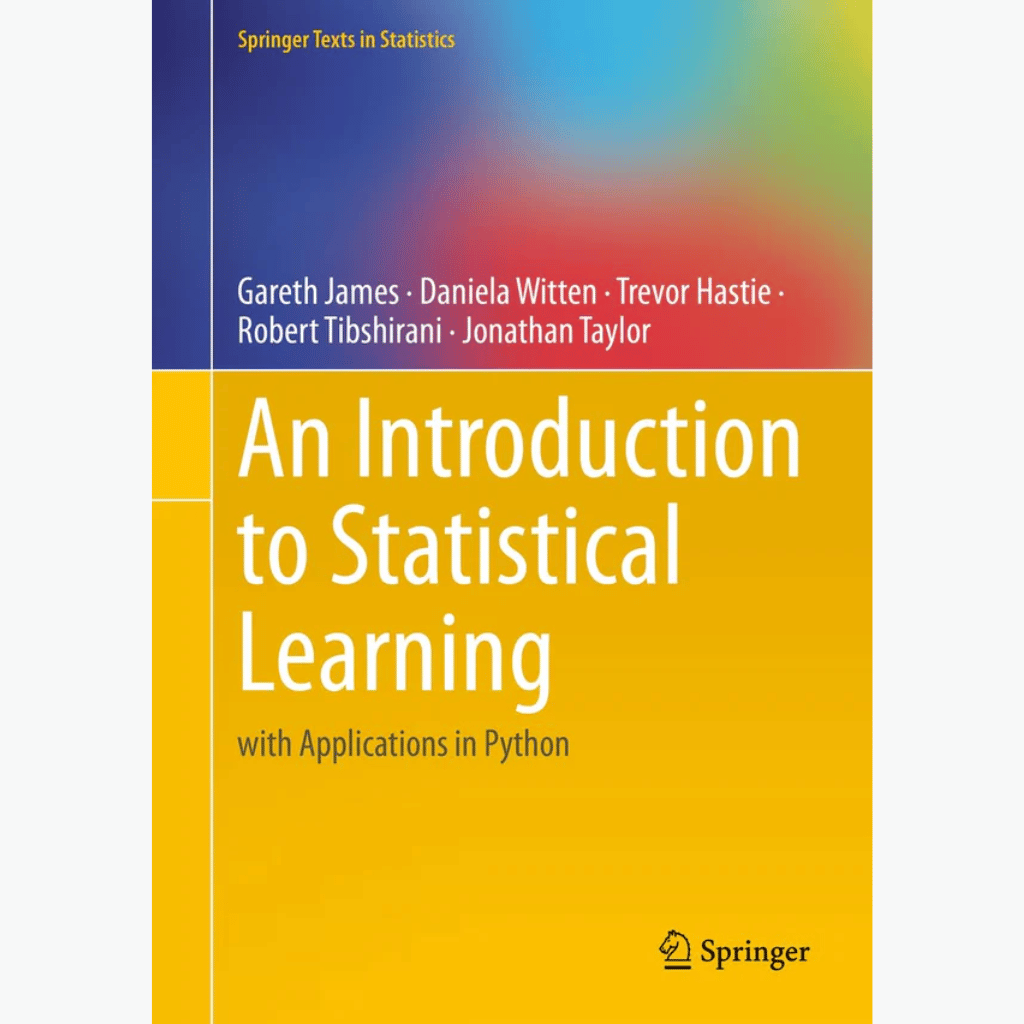Book cover of An Introduction to Statistical Learning (2nd Ed) – ISLR Book