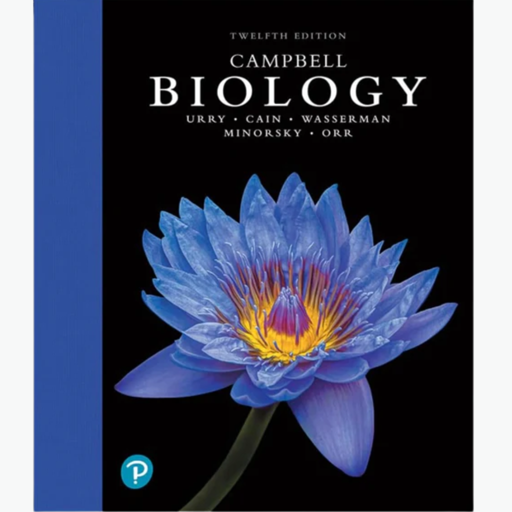 Book cover of Campbell Biology 12E | Comprehensive Biology Textbook