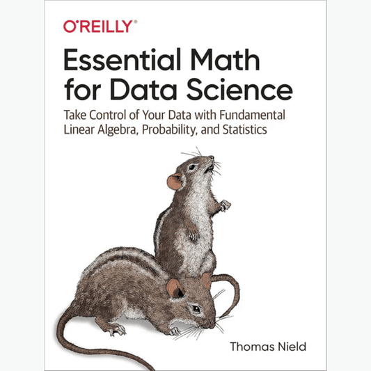 Book cover of Essential Math for Data Science – Linear Algebra & Stats Guide
