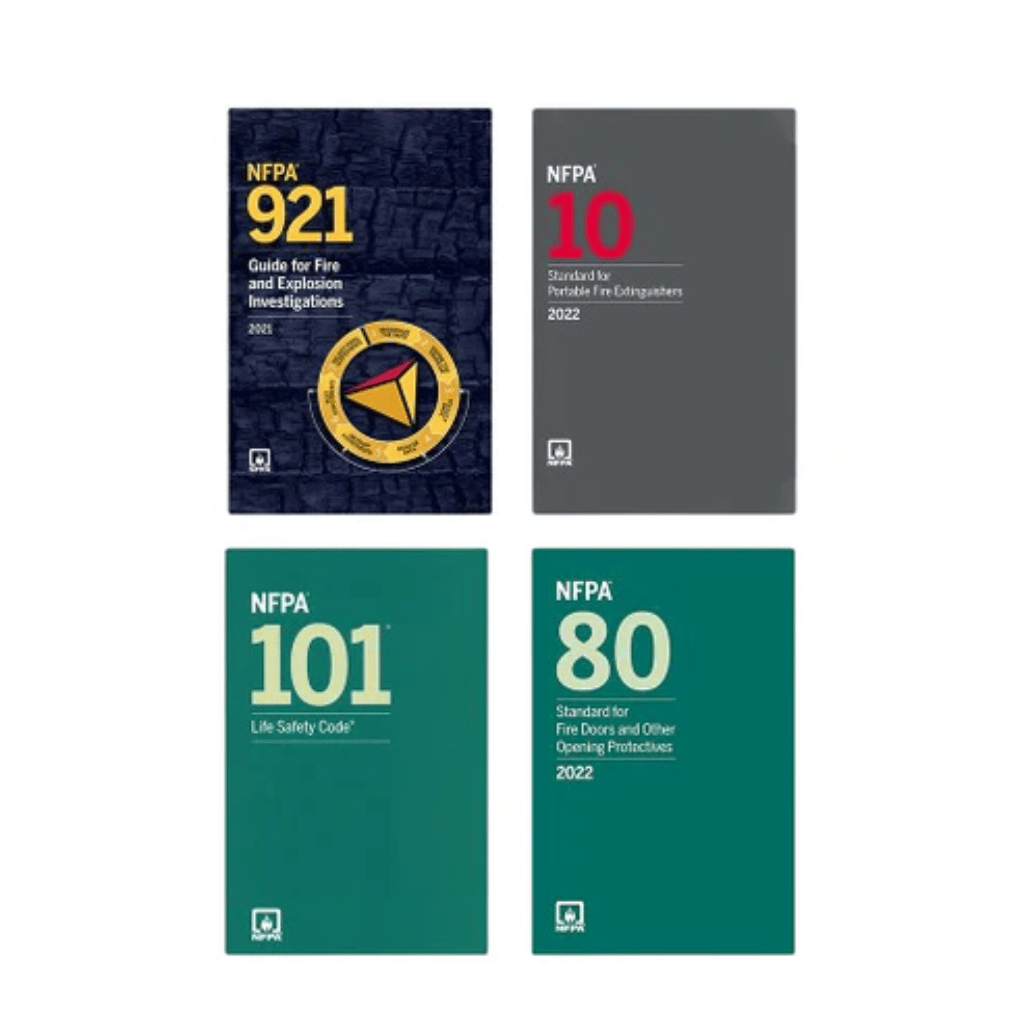 Book cover of Fire Investigation & Life Safety Code Set – NFPA 921/101/80