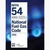 Book cover of National Fuel Gas Code — NFPA 54 Paperback (ISBN 9781455916672)