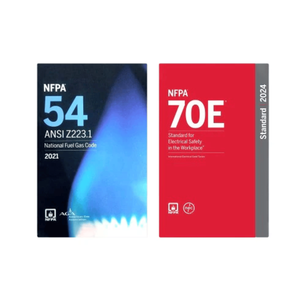 Book cover of NFPA 54 / ANSI Z223.1 & NFPA 70E Code Set – Fuel Gas & Electrical