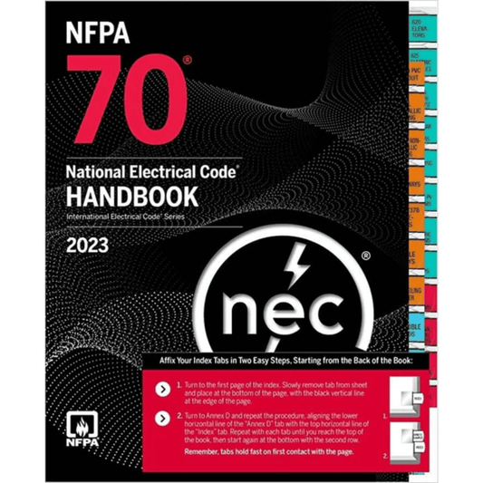 Book cover of NFPA 70 NEC Handbook 2023 – Hardcover with Tabs | PCPL Book