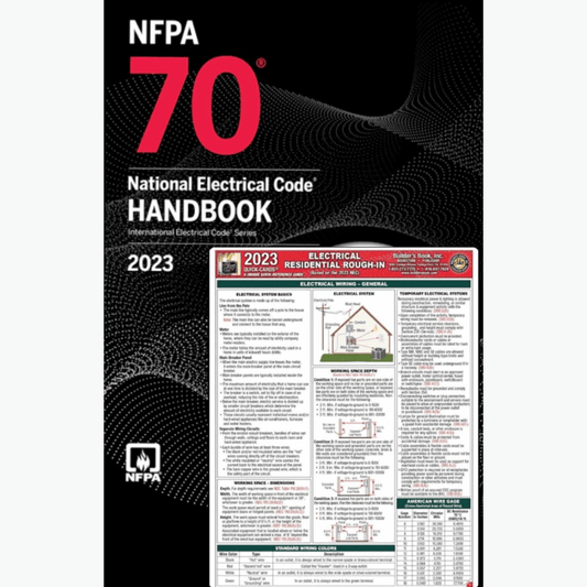 Book cover of NFPA 70 NEC Handbook 2023 – Hardcover with Tabs & Quick-Card