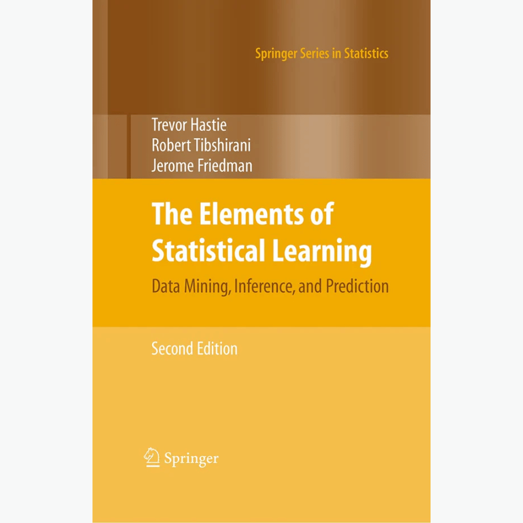 Book cover of The Elements of Statistical Learning – Data Mining & Prediction