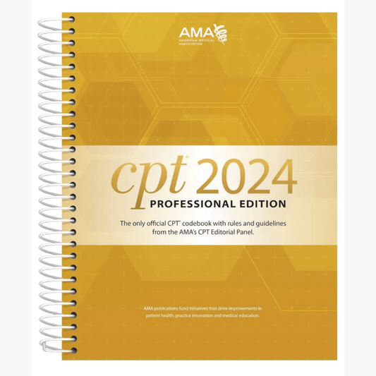 Book cover of CPT 2024 Professional Edition – AMA Coding Manual