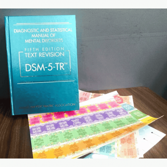 Book cover of DSM-5-TR Hardcover (Tabbed) – Complete Diagnostic Guide