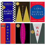 Book cover of Robert Greene 6-Book Collection Set | The 48 Laws, Mastery & More