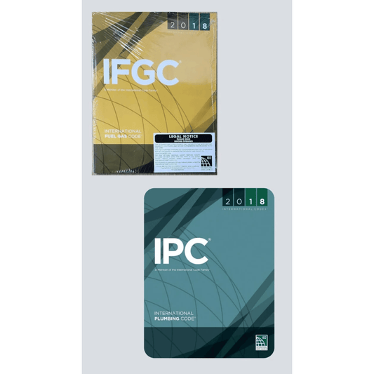 Book cover of 2018 IPC & IFGC Code Books – Plumbing & Fuel-Gas Code Set