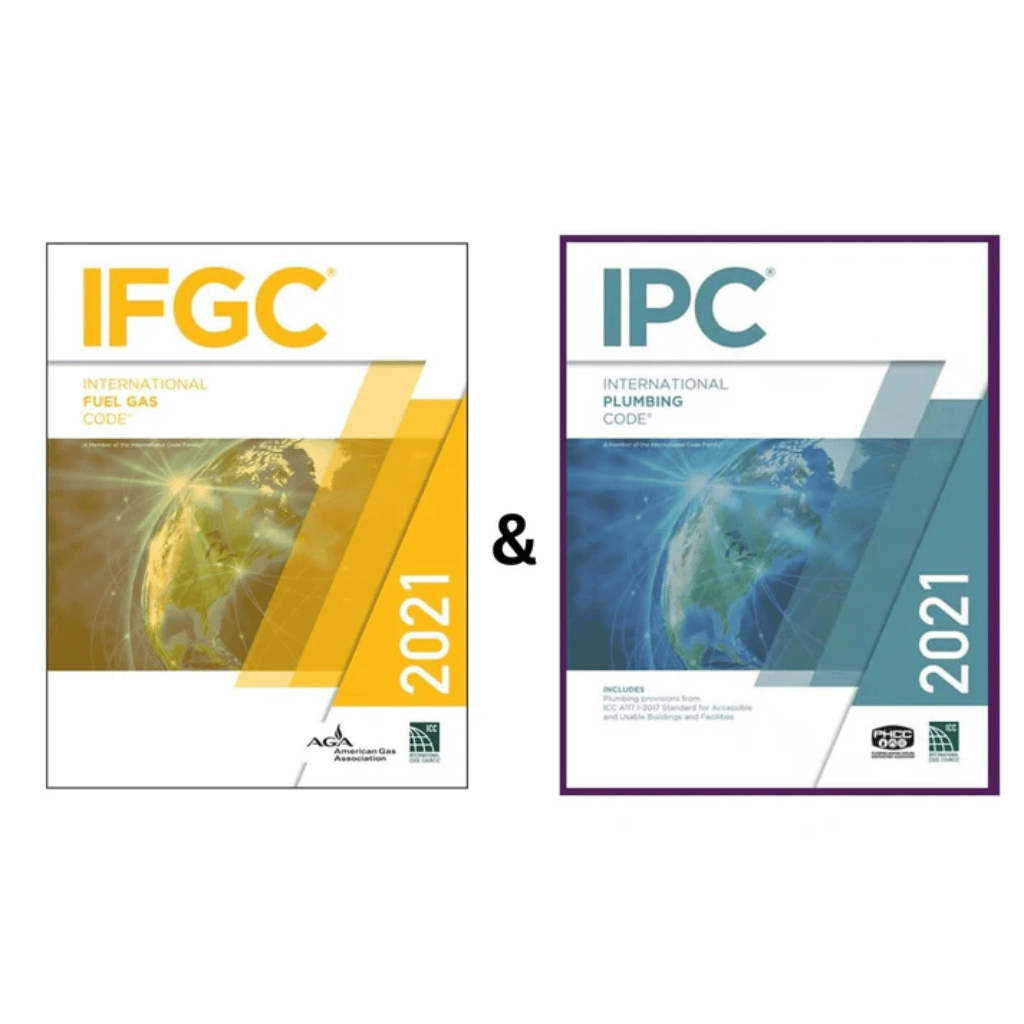 Book cover of 2021 IFGC & IPC Combo Pack – Plumbing & Fuel Gas Codes