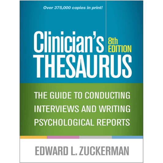 Book cover of Clinician’s Thesaurus – Guide to Clinical Interviews & Reports