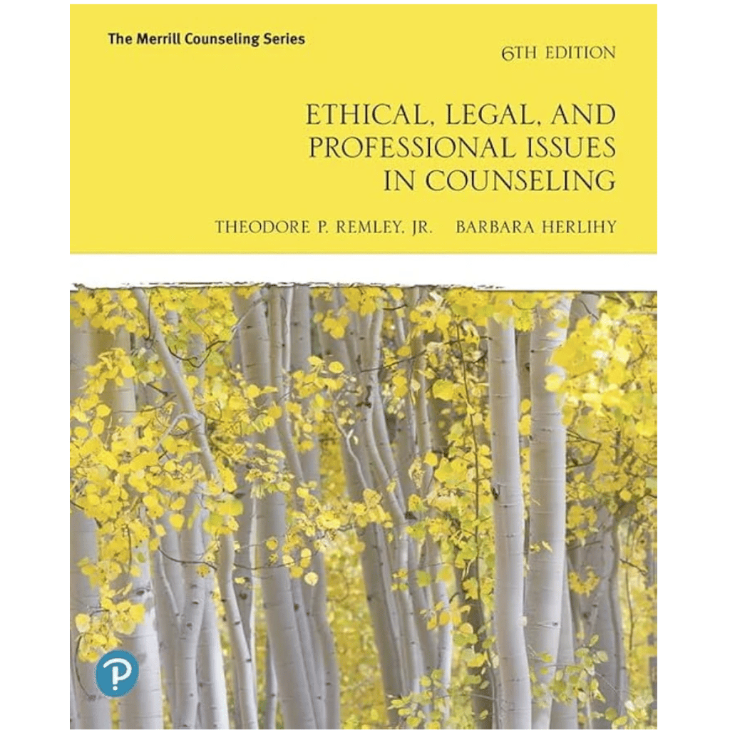 Book cover of Ethical, Legal & Professional Issues in Counseling – 6E