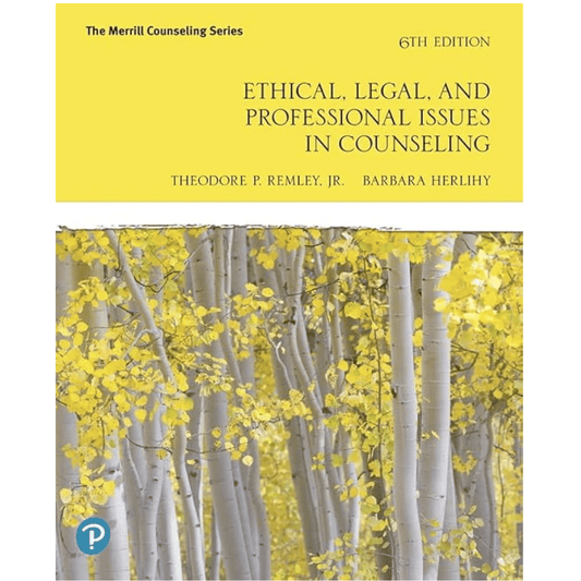 Book cover of Ethical, Legal & Professional Issues in Counseling – 6E