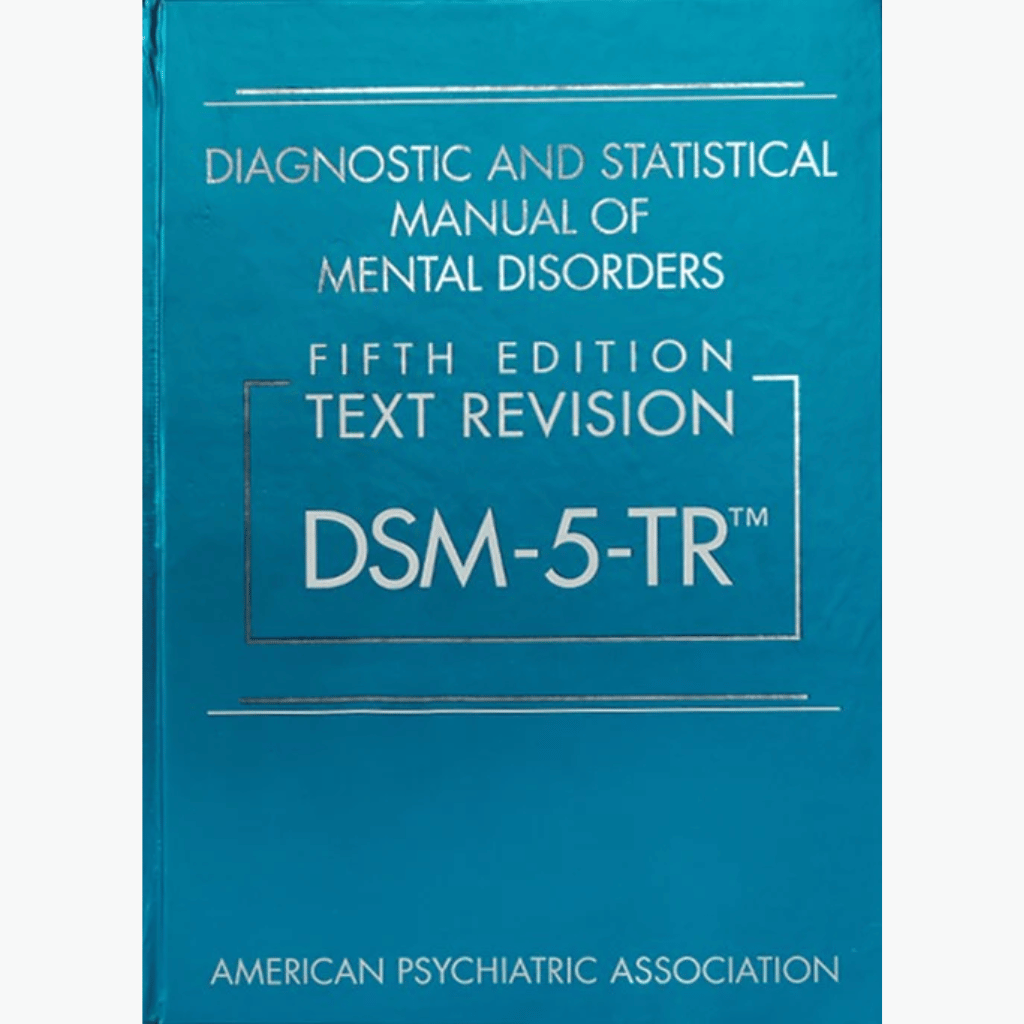 Book cover of DSM-5-TR 5th Edition – Full Diagnostic Manual (Hardcover)