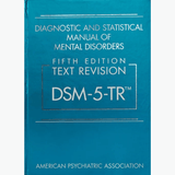 Book cover of DSM-5-TR 5th Edition – Full Diagnostic Manual (Hardcover)