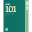 Book cover of NFPA 101 Life Safety Code 2024 – Paperback (ISBN 9781455930562)