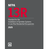 Book cover of NFPA 13R 2025 – Sprinkler Installation in Low-Rise Homes | Paperback
