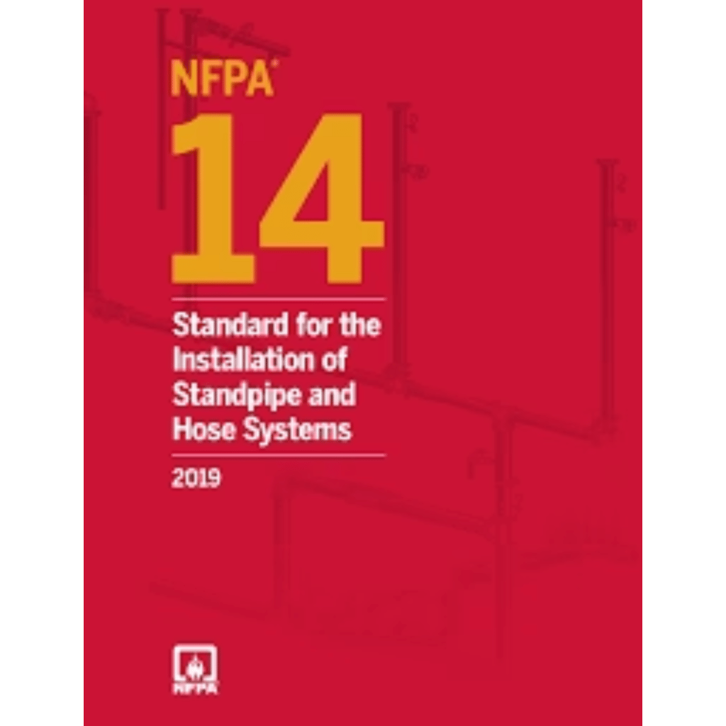 Book cover of NFPA 14: 2019 Standpipe & Hose Systems Standard