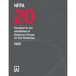 Book cover of NFPA 20 – Stationary Fire Pumps Installation Standard 2022