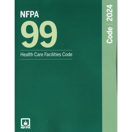 Book cover of NFPA 99 Health Care Facilities Code 2024 – Paperback (ISBN