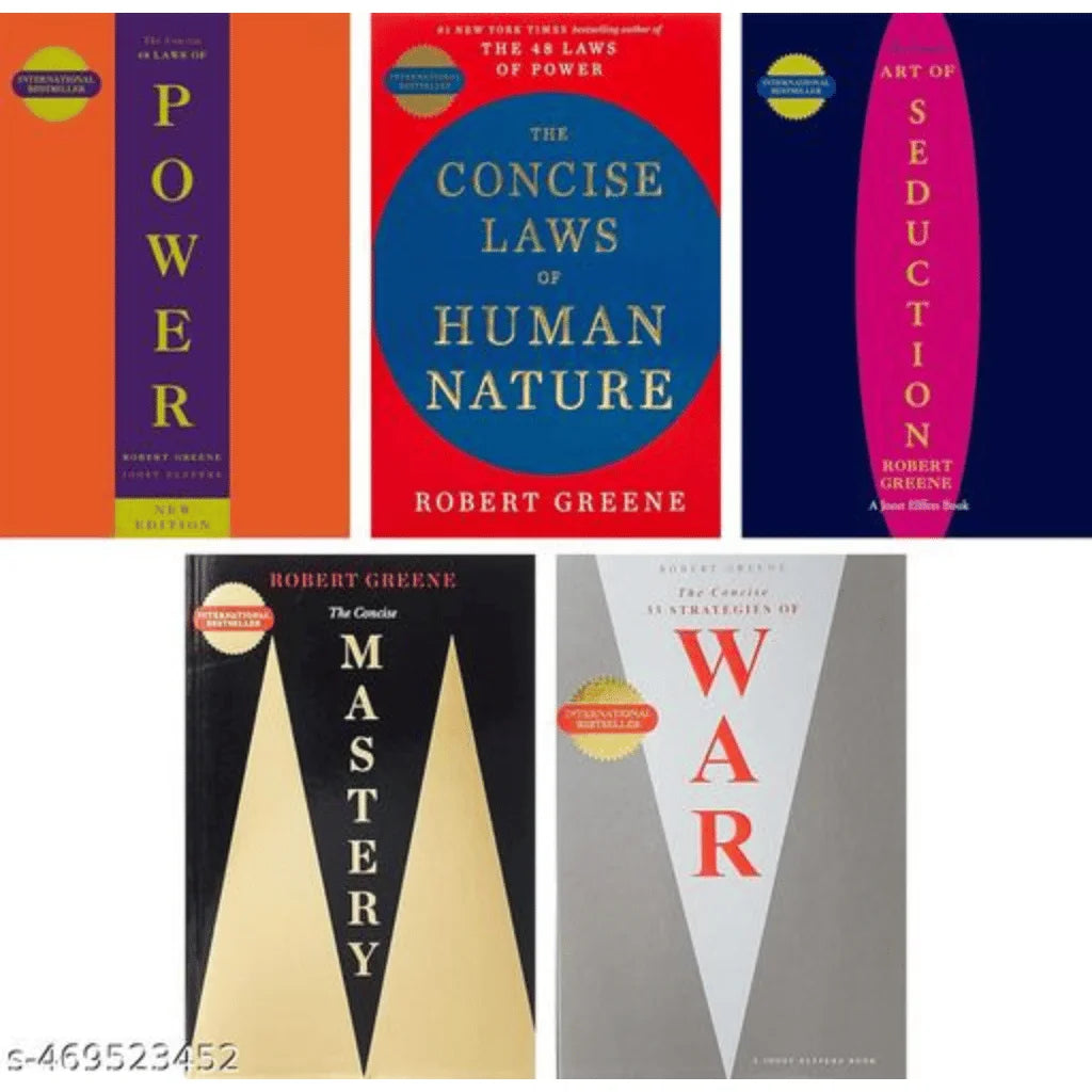 Book cover of Robert Greene 5-Book Concise Collection – Law, Power & Strategy